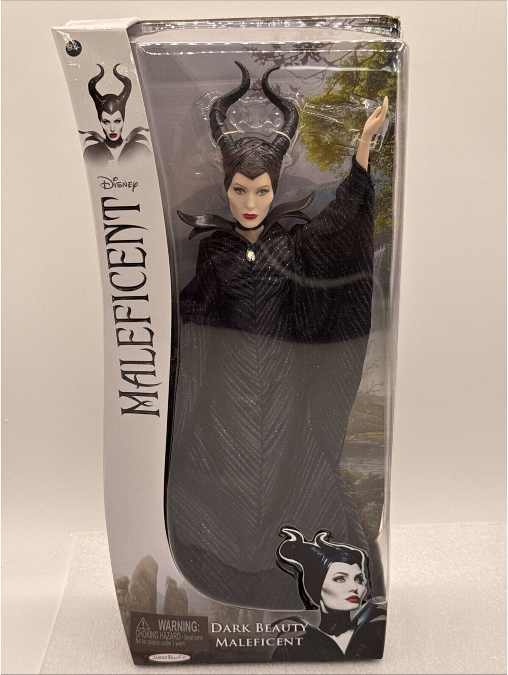 Disney Maleficent Doll Dark Beauty Angelina Jolie Figure Jakks Pacific 2014 New